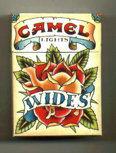 Camel Wides Lights Art Issue cigarettes hard box